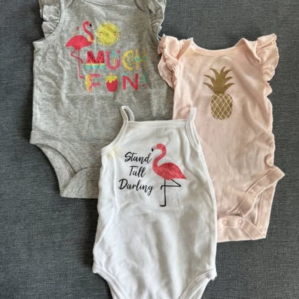 Carter's Baby Girl Bodysuits 3-Pack